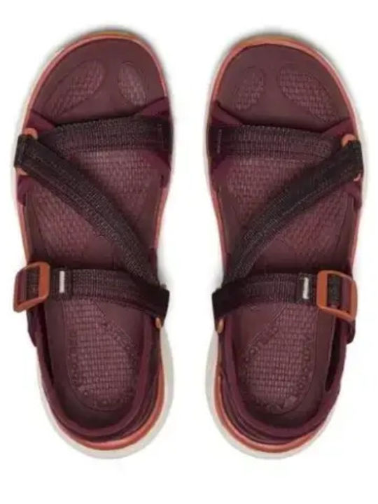 Women's Flat Sandals Sporty Red