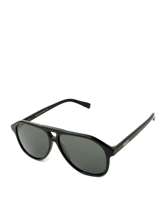 Faos Men's Sunglasses with Black Horn-Rimmed Frame 501899