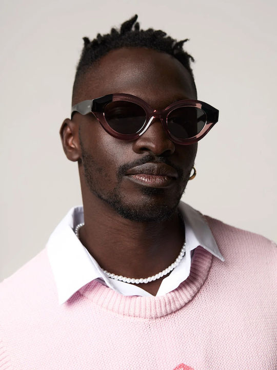 Komono Γυναικεία Γυαλιά Ηλίου με Ροζ Σκελετό με Polarized Φακό KOM-S10729