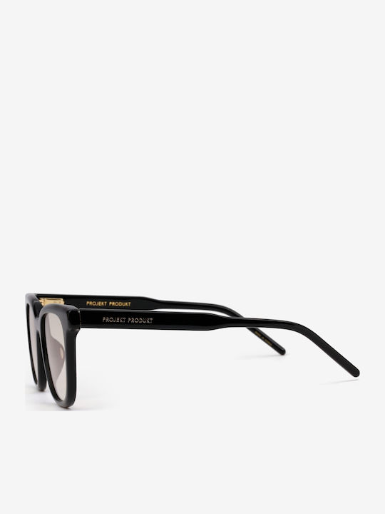 Projekt Produkt Men's Sunglasses with Black Horn-Rimmed Frame 476388