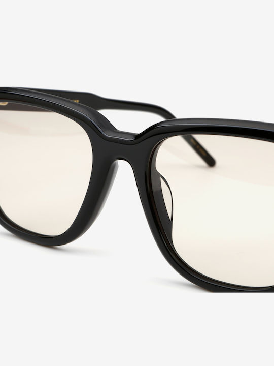 Projekt Produkt Men's Sunglasses with Black Horn-Rimmed Frame 476388