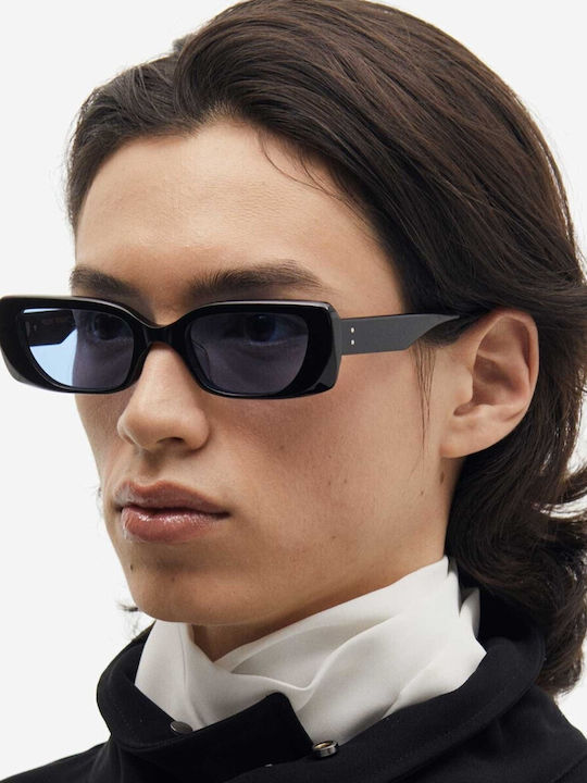 Projekt Produkt Men's Sunglasses with Black Horn-Rimmed Frame 476403