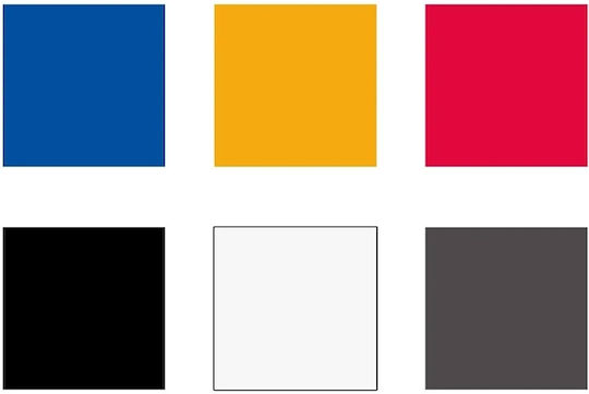 GSI Creos Set Modellbau-Farben in Blau Farbe 6Stück