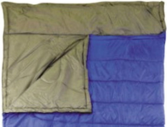 Panda Sleeping Bag Double 2 Seasons Double 300 Blue/Khaki