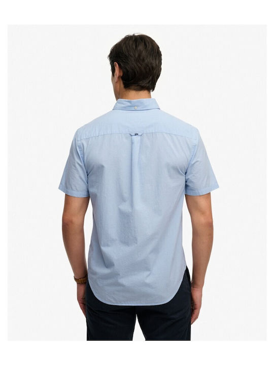 Short Sleeve Shirt in Regular Fit Blue