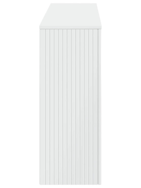 vidaXL Konsolentisch Aus Holz Weiß M155xB29xH74cm