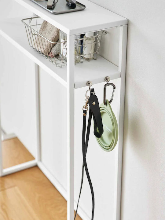 Tower Console Metal White L60xW18.2xH80.2cm