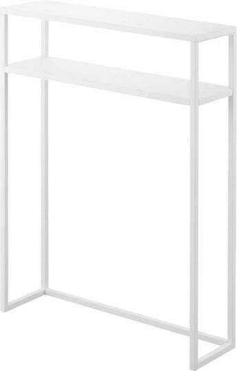 Tower Конзола Метална Бяла Д60xШ18.2xВ80.2см
