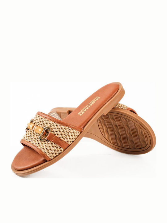 Women's Flat Sandals Beige