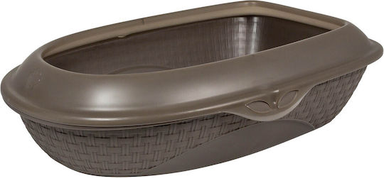 Bama Cat Toilet Closed Gray L59.5 x W40.3 x H17.9cm