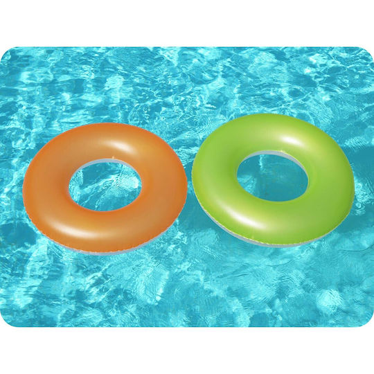 Bestway Inel de Înot pentru Copii Neon Ring cu Diametru 76cm. de la 8 Ani (Culori diverse)