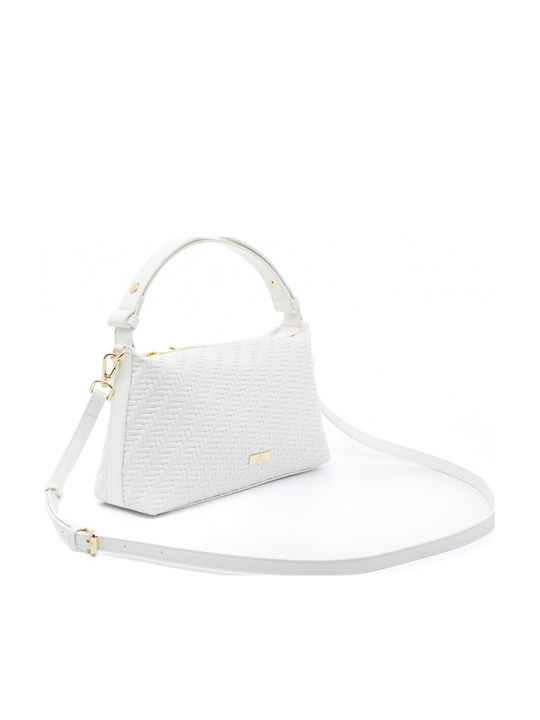 Damen Schultertasche Weiß