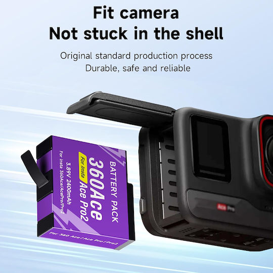 Baterie Li-ion Insta360 Ace Ace Pro Pro 2 2400mAh 3.89V A-c-p