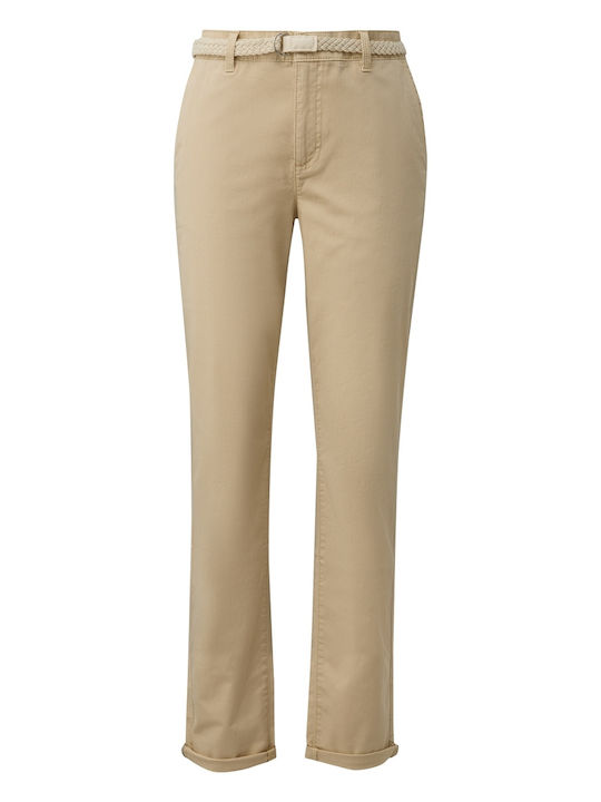 Damen Stoffhose Braun