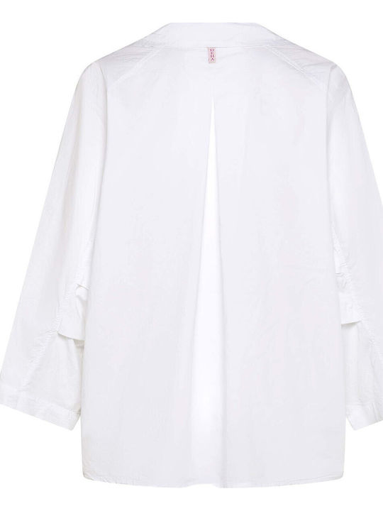 Women's Polo Blouse White