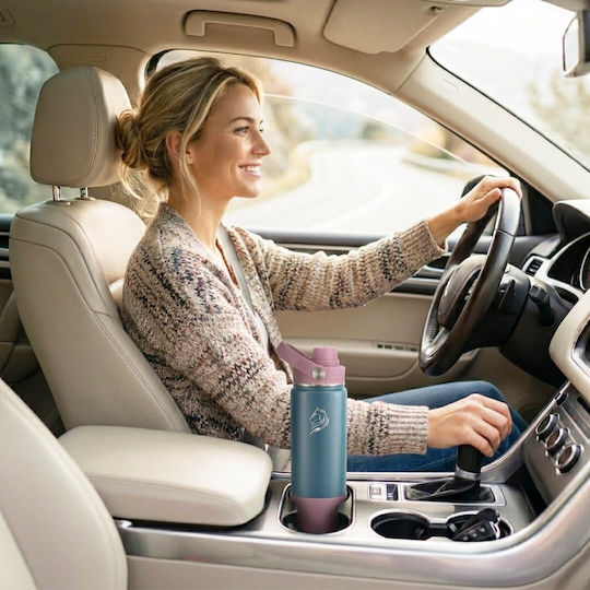 Cool'NMore Μπουκάλι Θερμός Ανοξείδωτο BPA Free 500ml Πολύχρωμο με Καλαμάκι και Λαβή