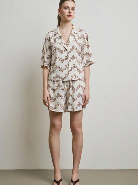 Short Sleeve Women's Shirt White