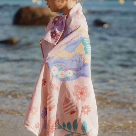 Little Dutch Beach Towel Dreamy Mermaid Multicolour 60x120