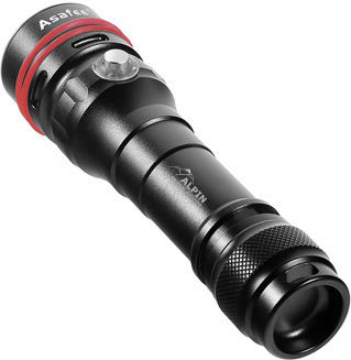 Alpin Rechargeable Diving LED Headlamp with 1800lm Brightness for Depths up to 300m