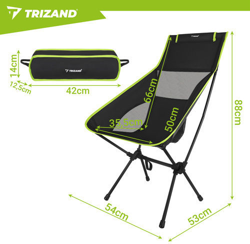 Trizand Καρέκλα Παραλίας 41x52x86εκ.