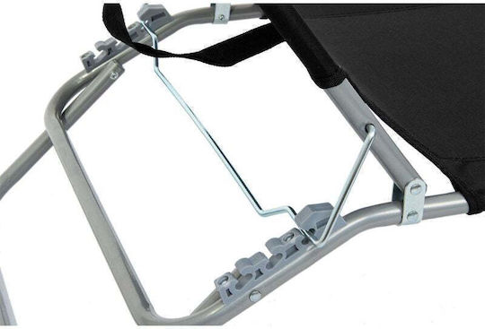 Foldable Guest Bed Without Mattress Single Black 77x60cm