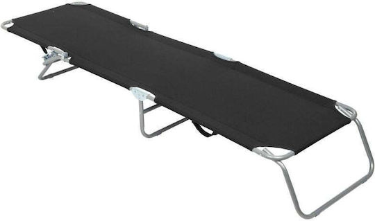 Foldable Guest Bed Without Mattress Single Black 77x60cm
