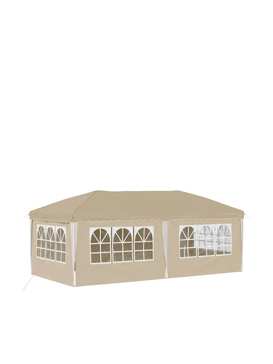 vidaXL Garten Gazebo Beige 5.75x2.88m