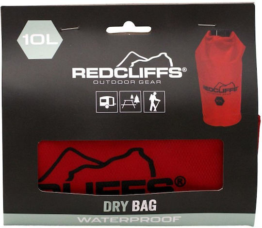 Redcliffs Στεγανός Σάκος 10lt Κόκκινος