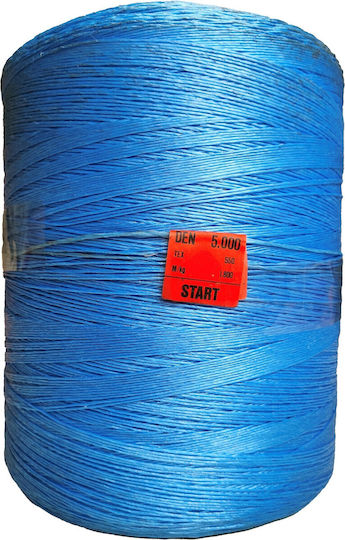 Polypropylene Rope Yarn Blue 5.46kg 5000d Tex 550 1.800m/kg Bindings Hay Baling & Packaging