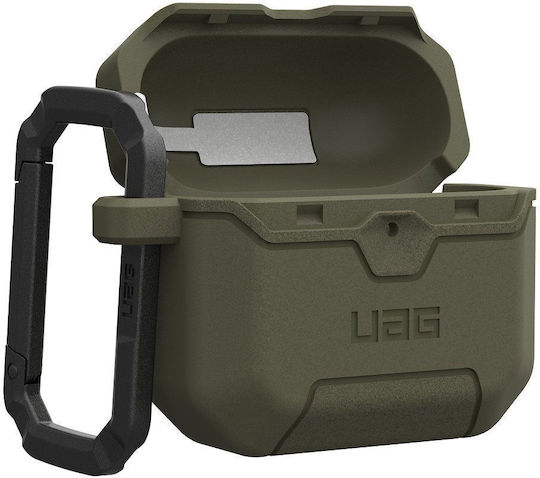 UAG Scout Silicone Case with Hook in Green for Apple AirPods 4