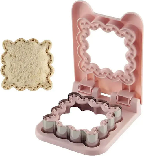 Sandwich Cutters 3 Σχέδια Κόκκινο Τετράγωνο