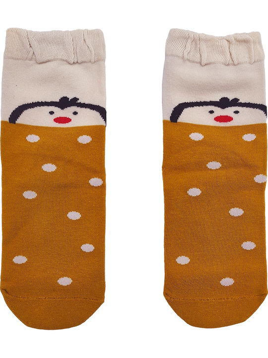 Gift-Me Kids' Socks Yellow Crocodile