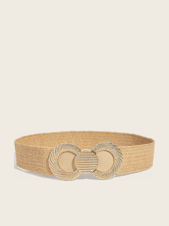 Ustyle Φαρδιά Ελαστική Γυναικεία Ζώνη Χρυσή Ustyle Φαρδιά Ελαστική Γυναικεία Ζώνη Χρυσή