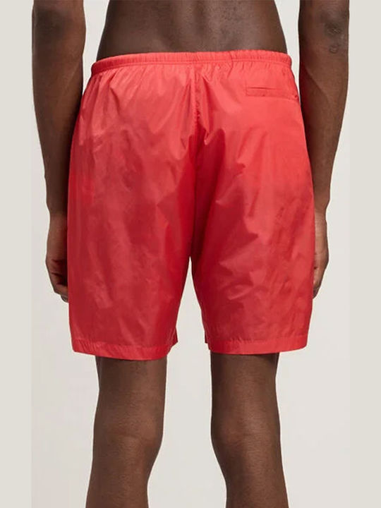 Men's Swimwear Shorts 2503-Red Off White