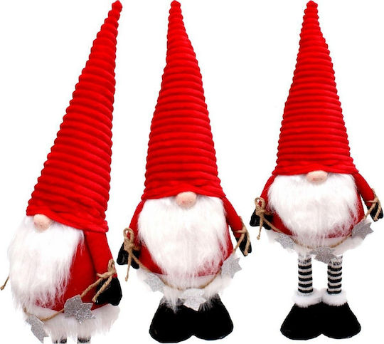 Dekorative Weihnachtsmann Roter Kunststoff 55x25x20cm