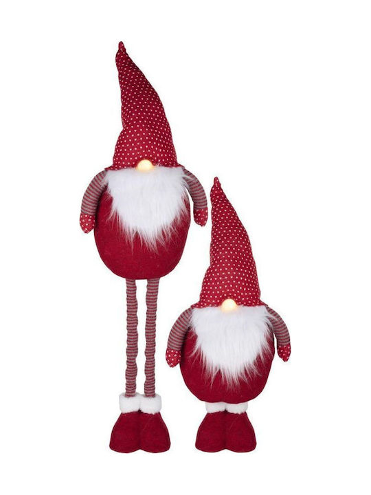 Dekorative Weihnachtsmänner Rote Metallisch 100x30x18cm