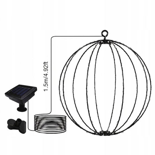 Decorativ De Crăciun Din Plastic Cu Lumină LED Înălțime 30 Cm Alimentare Cu Baterii