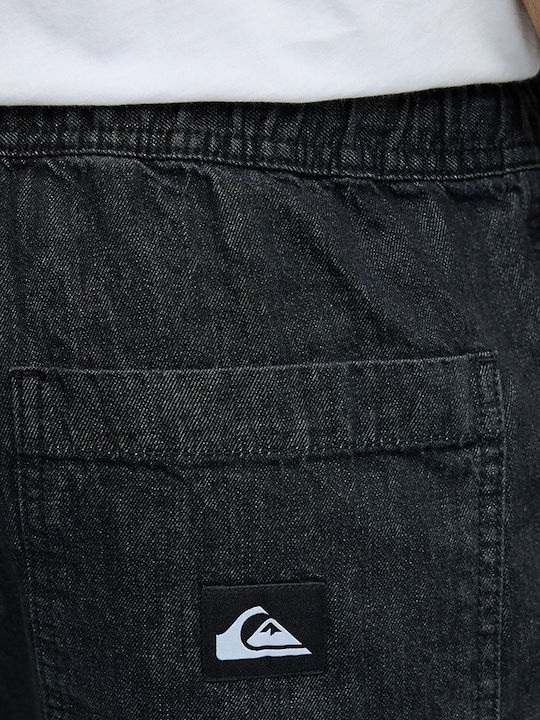 Herren Shorts Denim Schwarz