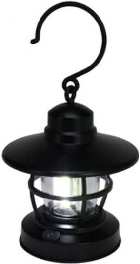 Redcliffs Led Battery Camping Lantern Waterproof with Flashlight Black