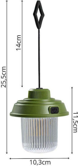 Redcliffs Led Battery Lamp for Camping Waterproof with Flashlight White