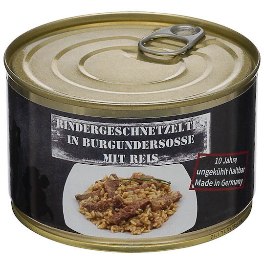 MFH Canned Pasta Bolognese Ready Meal With Pasta Meat 320kcal 400gr 5 Years