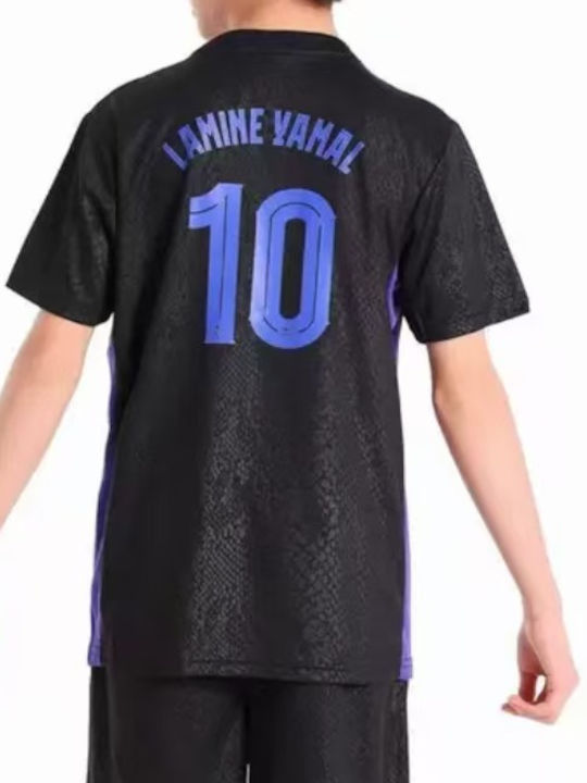 King Παιδικό Σετ Εμφάνισης Ποδοσφαίρου Yamal Black 2026 Away