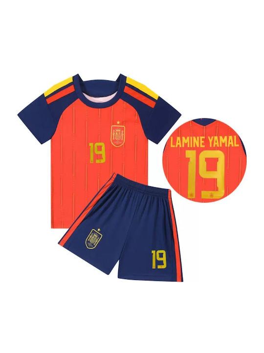 King Kids Football Set Yamal Mundial 2026 Spain National Team Home