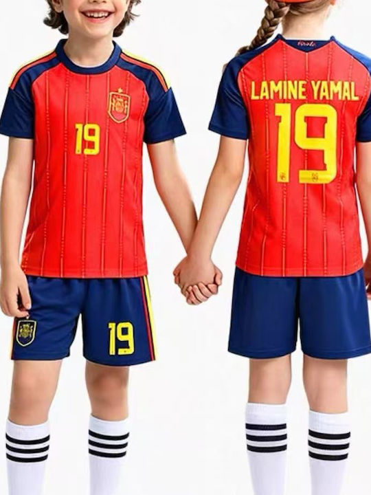 King Kids Football Set Yamal Mundial 2026 Spain National Team Home