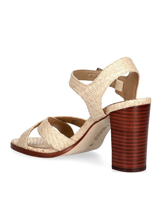 Damen Sandalen Beige