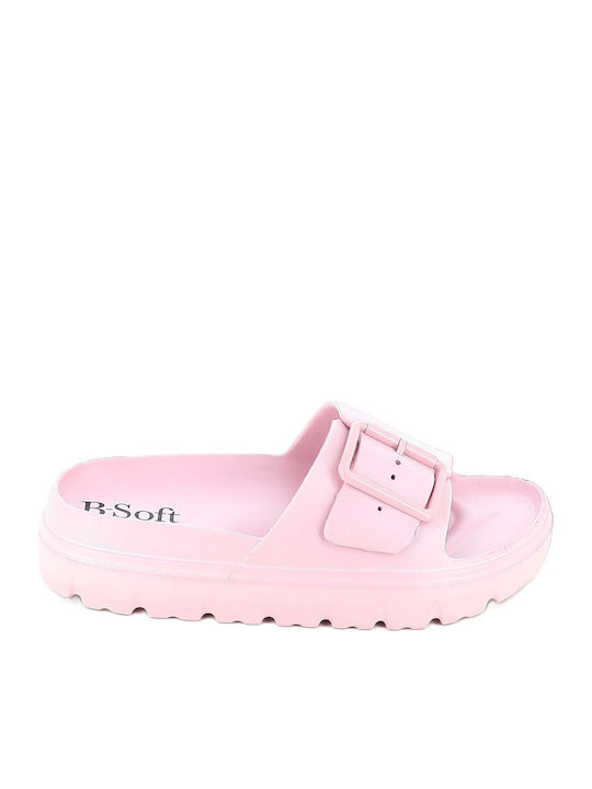Slides in Pink Colour 216/25019_ROZ