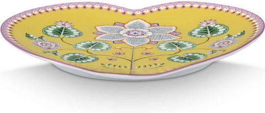 PiP Studio Rundes Servierplatte aus Mehrfarbigem Porzellan 21,5cm