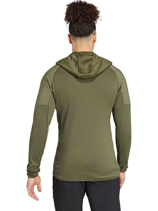 3 in 1 Winter Herren Jacken Winddicht Khaki