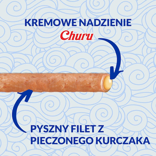 Recompense Katzenleckerlis Inaba Ciao Churu Rollen Huhn Thunfisch 4 X 10g