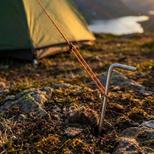 Tent Pegs 18cm Set 6 Pcs Metal Enero Camp